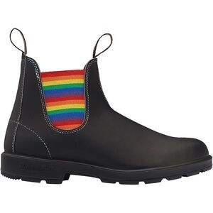 Blundstone Leather Boots Men's 7 Wmns 9 Rainbow Black Chelsea Pride 2105